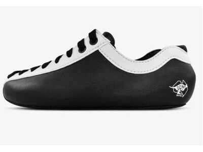 Bont Racer U Roller Speed Skate Boots, Black/White 