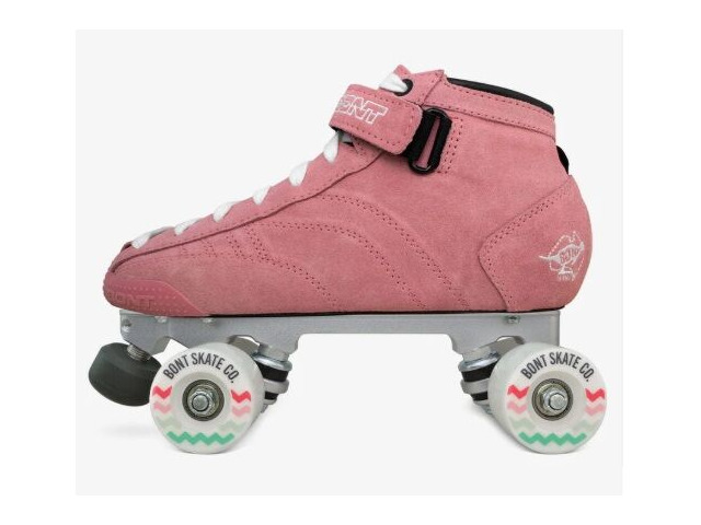 Bont Prostar Suede Roller Skates, Pink click to zoom image