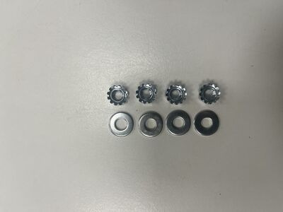 RDS Mounting Bolt Nut & Washer (Pack of 4)