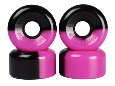 Sims Street Snakes Quads Wheels, 2 Tone 62mm Black / Pink click to zoom image