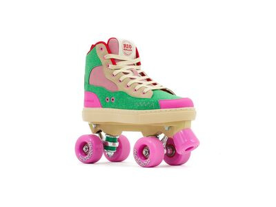 Rio Roller Beats Quad Skates Green 