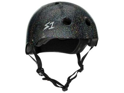 S1 Mega Lifer Helmet Black Glitter 
