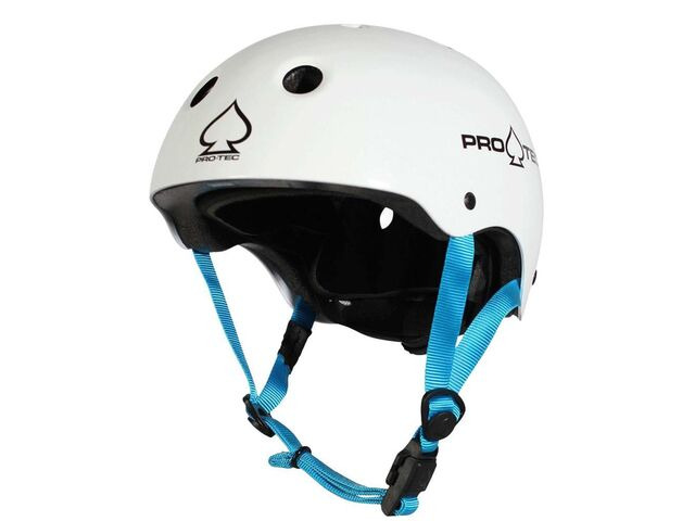 Pro-Tec Helmet Classic Cert Gloss White Youth click to zoom image