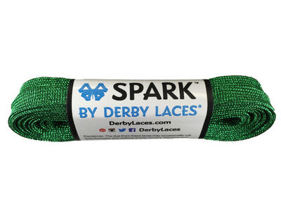 Derby Laces Spark Laces 72" 72" Green  click to zoom image