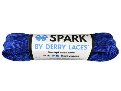 Derby Laces Spark Laces 72" 72" Blue  click to zoom image