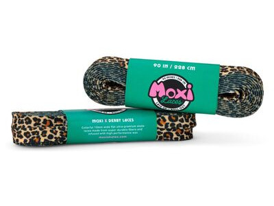 Derby Laces Moxi Leopard Laces 