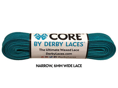 Derby Laces CORE 6mm Wide Laces 84" 84" Teal  click to zoom image