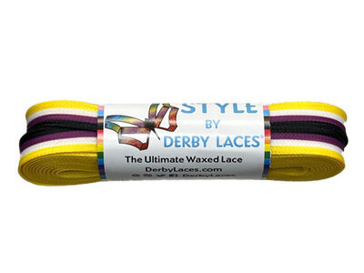 Derby Laces Style Laces 10mm Laces 96" 96" NB Stripe click to zoom image