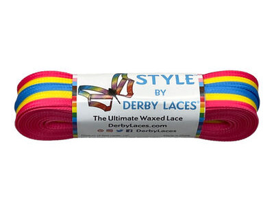 Derby Laces Style Laces 10mm Laces 96" 96" Pan Stripe click to zoom image