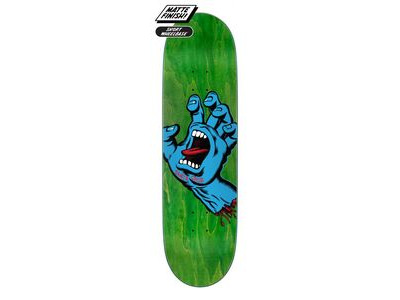 Santa Cruz Screaming Hand 8.8" Green click to zoom image