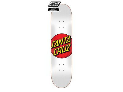 Santa Cruz Classic Dot 8" White click to zoom image