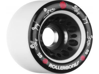 Rollerbones Pet Day of the Dead Wheels White 