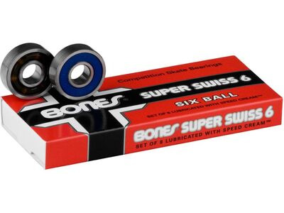 Bones Super Swiss 6 Ball Bearings (8pk) 