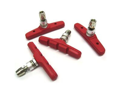 BCC Brake Blocks - " A.K. Type Fit  Red  click to zoom image