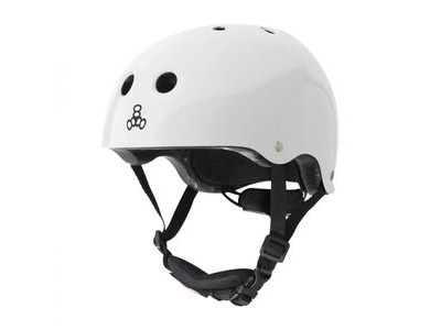 Triple Eight Youth Lil 8 Helmets Y YOUTH White  click to zoom image